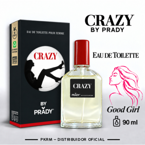 PRADY EDT MULHER CRAZY 90 ML EAN 8423564068910 