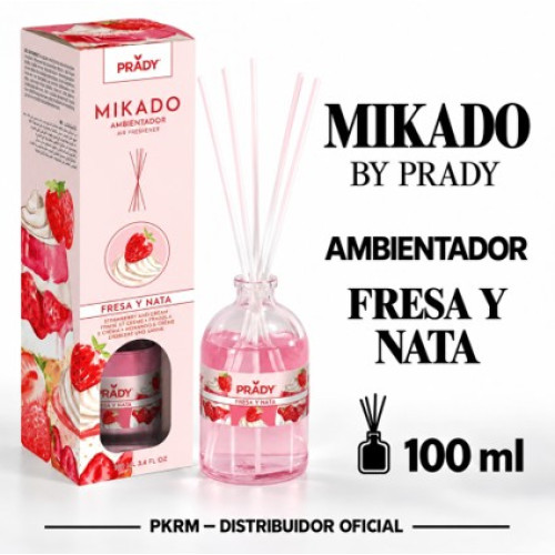 PRADY MIKADO NATAS COM MORANGOS 100 ML EAN 8423564102171 