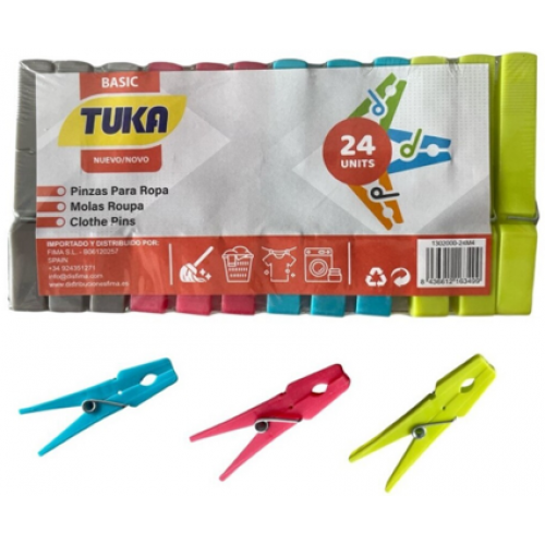 TUKA CONJUNTO 24 MOLAS ROUPA EAN 8436612163499