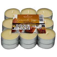 LUMAR PACK 18 VELAS TEALIGHTS PERFUMADAS CARAMEL TOFFEE EAN 8428451042653