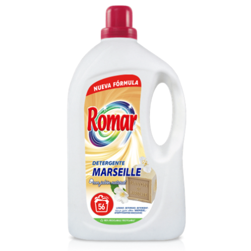 ROMAR DETERGENTE ROUPA MARSELHA 3 LITROS EAN 8414227047052 