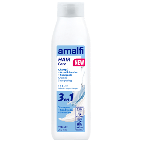 AMALFI SHAMPOO 3 EM 1 750 ML  EAN 8414227691743