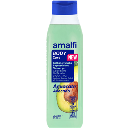 AMALFI GEL DE BANHO AGUACATE 750 ML EAN 8414227097835