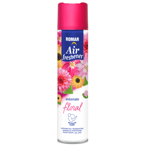 ROMAR AMBIENTADOR SPRAY 300 ML FLORAL  EAN 8414227692696