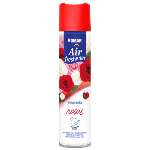 ROMAR AMBIENTADOR SPRAY 300 ML ROSAS  EAN 8414227692733