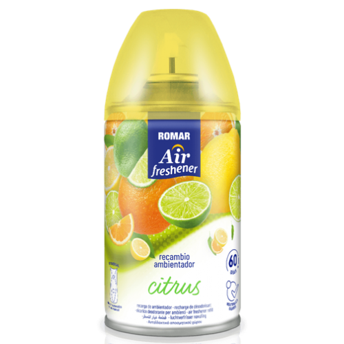 ROMAR AMBIENTADOR RECARGA MÁQUINA CITRUS 250 ML EAN 8414227032560