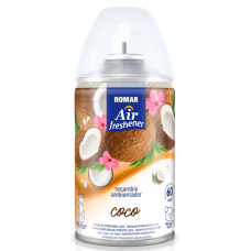 ROMAR AMBIENTADOR RECARGA MÁQUINA COCO 250 ML EAN 8414227046000