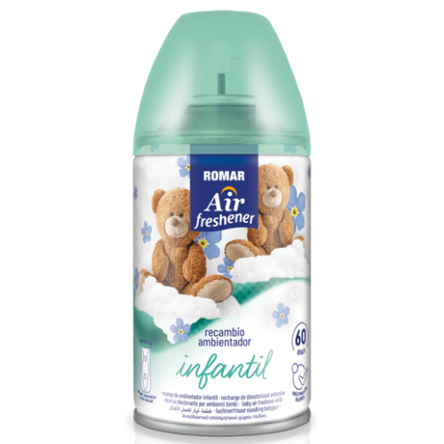 ROMAR AMBIENTADOR RECARGA MÁQUINA  INFANTIL 250 ML EAN 8414227694430