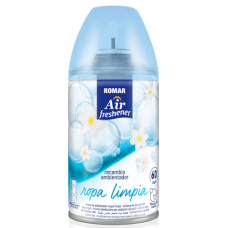 ROMAR AMBIENTADOR RECARGA MÁQUINA ROUPA LIMPA 250 ML EAN 8414227045980