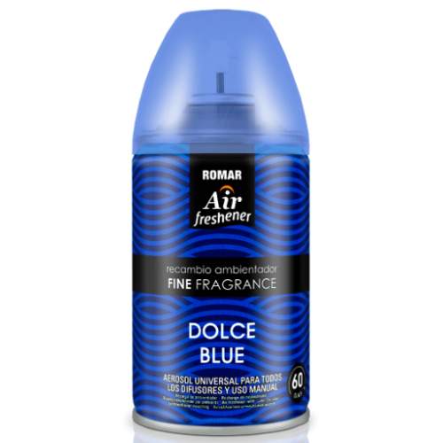 ROMAR AMBIENTADOR RECARGA MÁQUINA DOLCE BLUE 250 ML EAN 8414227058096