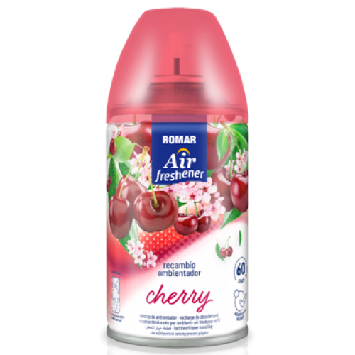 ROMAR AMBIENTADOR RECARGA MÁQUINA CHERRY 250 ML EAN 8414227656902