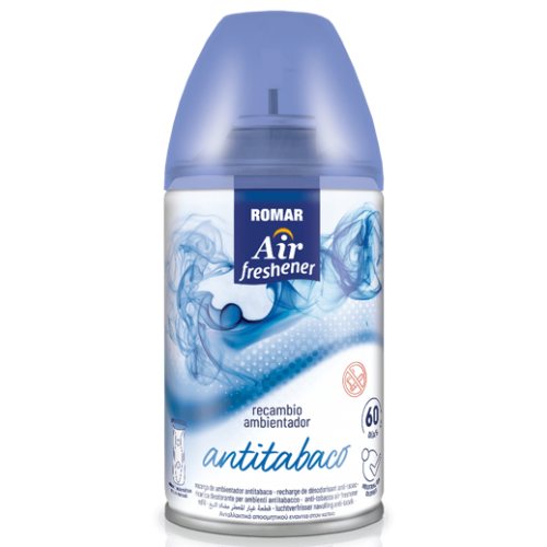 ROMAR AMBIENTADOR RECARGA MÁQUINA ANTI-TABACO 250 ML EAN 8414227053343