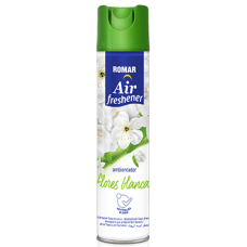 ROMAR AMBIENTADOR SPRAY 300 ML FLORES BRANCAS  EAN 8414227037084