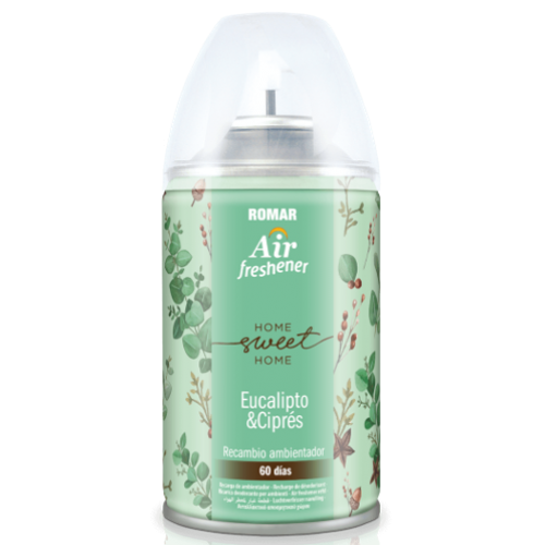 ROMAR AMBIENTADOR RECARGA MÁQUINA EUCALIPTO & CIPRÉS 250 ML EAN 8414227098054
