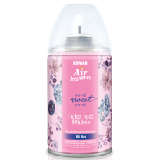 ROMAR AMBIENTADOR RECARGA MÁQUINA FRUTOS ROJOS & VIOLETA 250 ML EAN 8414227098078