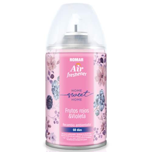ROMAR AMBIENTADOR RECARGA MÁQUINA FRUTOS ROJOS & VIOLETA 250 ML EAN 8414227098078