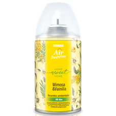 ROMAR AMBIENTADOR RECARGA MÁQUINA MIMOSA & BAUNILHA 250 ML EAN 8414227098085