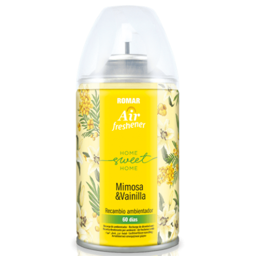 ROMAR AMBIENTADOR RECARGA MÁQUINA MIMOSA & BAUNILHA 250 ML EAN 8414227098085