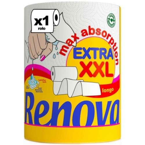 RENOVA 1 ROLO PAPEL COZINHA EXTRA XXL  EAN 5601028014540