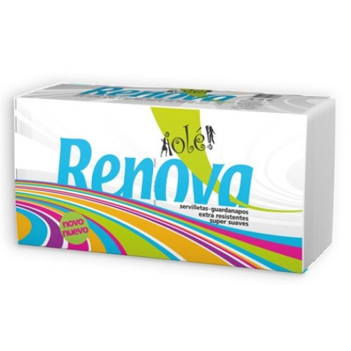 RENOVA GUARDANAPOS OLÉ DUPLO 30*30 CM PACK 140 UND  EAN 5601028016766
