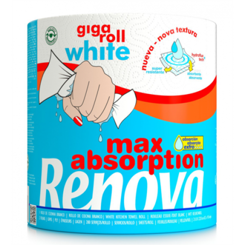 RENOVA 1 ROLO PAPEL COZINHA GIGA ROLL  EAN 5601028032773