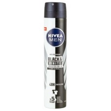 NIVEA DEO SPRAY MEN 200 ML INVISIBLE BLACK & WHITE ORIGINAL  EAN 4005808729982