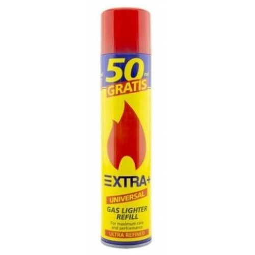 EXTRA+ GAS PARA ISQUEIRO 300 ML  EAN 8435056800038