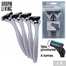 URBAN LIVING MAQUINA BARBEAR 4 LAMINAS PACK 4  EAN 5414886253927