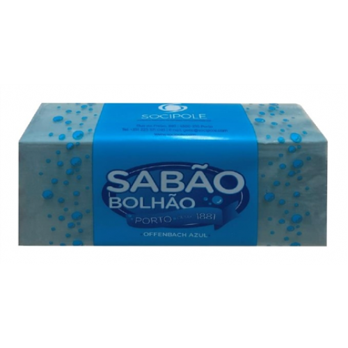 BOLHÃO SABÃO EM BARRA 400 G AZUL E BRANCO  EAN 5603526000001 