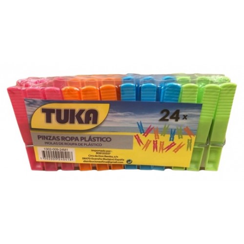 TUKA CONJUNTO DE 24 MOLAS PLASTICAS  EAN 8436612161877
