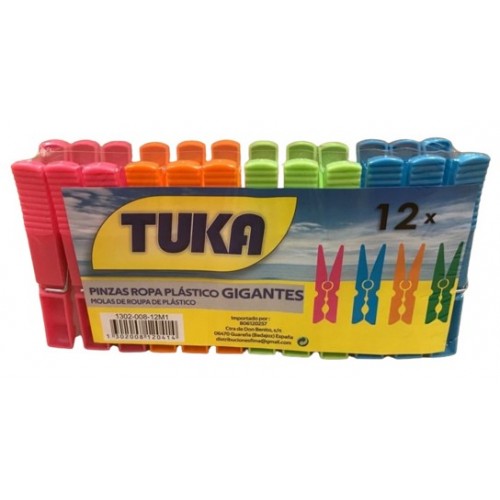TUKA MOLAS PLÁSTICAS GRANDES COM 12 UND  EAN 8436612161853