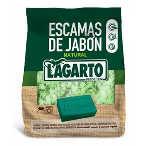 LAGARTO ESCAMAS 400 GR SABÃO VERDE  EAN 8410761600074