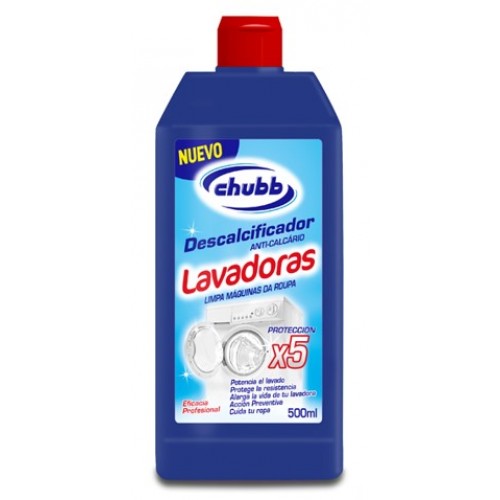 CHUBB DESCALCIFICADOR ANTI CALCARIO 500 ML MAQUINA LAVAR ROUPA  EAN 8425192040030  