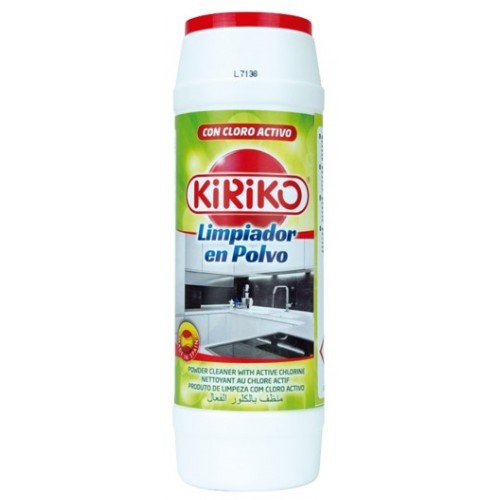 KIRIKO DETERGENTE PÓ CLORO ATIVO 500 GR  EAN 8411878199833