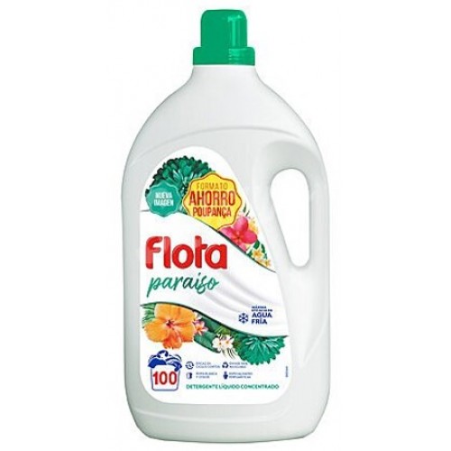 FLOTA DETERGENTE ROUPA  PARAISO 100 D  EAN 8410046661660