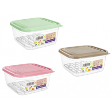 GREAT PLASTIC CAIXA QUADRADA COM GRADE 2 LT  EAN 8429905016299