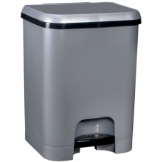 GREAT PLASTIC BALDE LIXO COM PEDAL 20 LT CINZA EAN 8429905031629