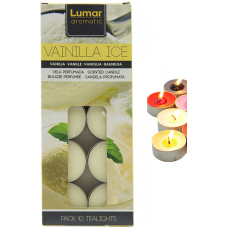 LUMAR VELA TEALIGHT PACK 10 PERF BAUNILHA  EAN 8428451042219