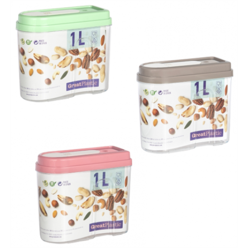 GREAT PLASTIC CAIXA OVAL 1 LT  EAN 8429905016268