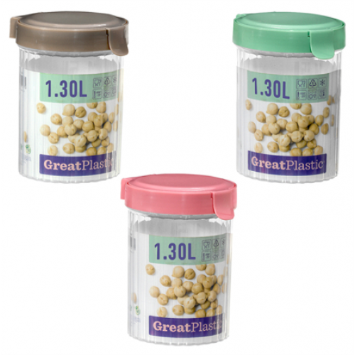 GREAT PLASTIC FRASCO REDONDO 1,30 LT  EAN 8429905010785