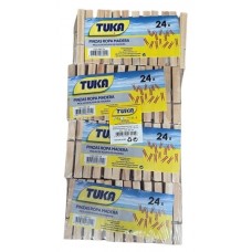 TUKA  MOLAS DE MADEIRA COM 24 UND EAN 8436612161860