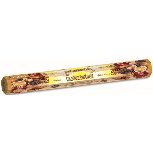 TULASI INCENSO MAÇÃ / CANELA 20 STICKS  EAN 8901031043252   