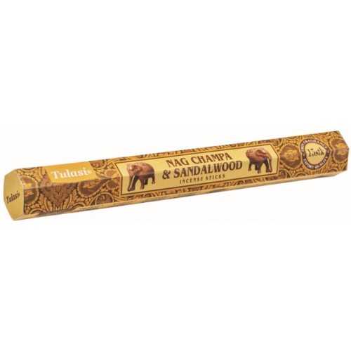 TULASI INCENSO NAG CHAMPA SANDALWOOD 15 GR  EAN 8901031034243