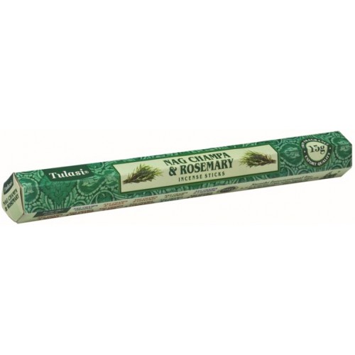 TULASI INCENSO NAG CHAMPA ROSEMARY ALECRIM 15 GR  EAN 8901031044808 